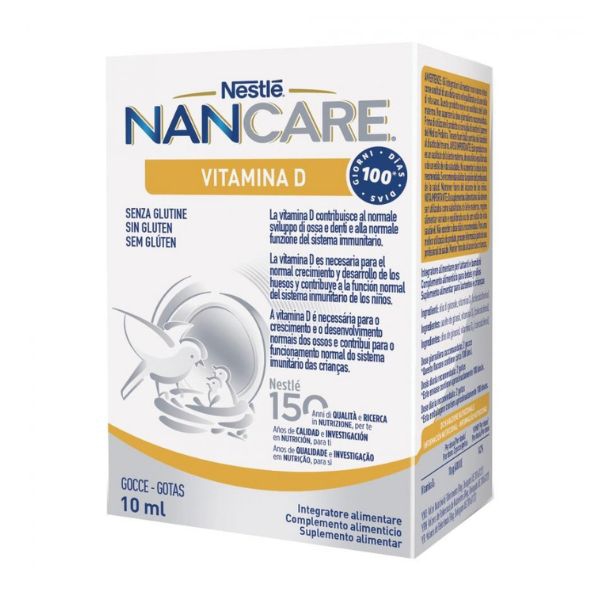 Nestl Nancare Integratore di Vitamina D in Gocce 10 ml