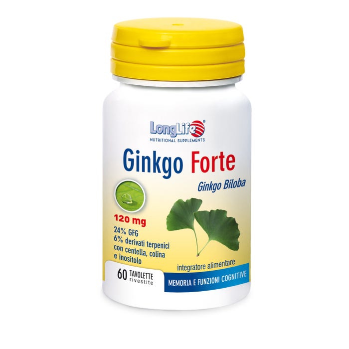 Longlife Ginkgo Forte Integratore Circolazione 60 Tavolette