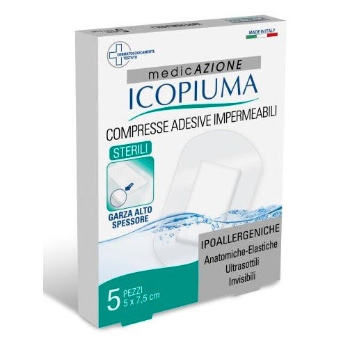 Icopiuma Compresse Adesive Postoperatorie 5x7 5 cm