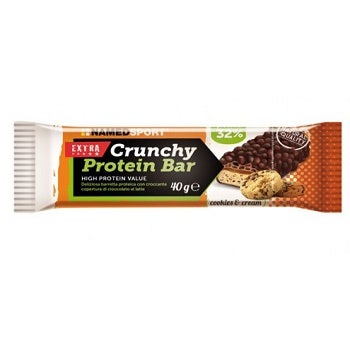 Named Sport Crunchy Protein Bar CookieseCream Barretta Proteica 40 g