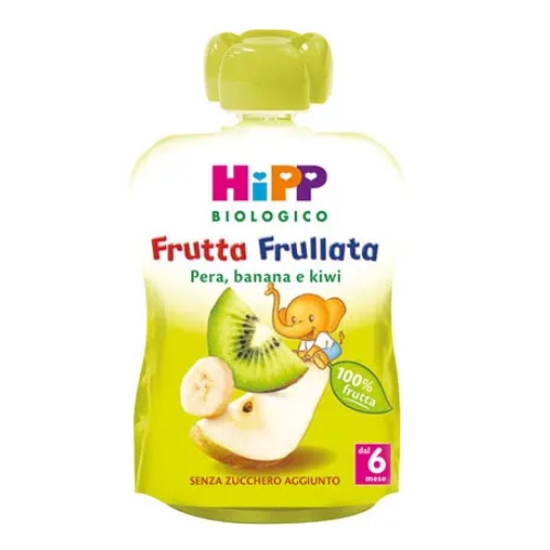 Hipp Bio Frutta Frullata Pera Banana Kiwi 90g 6 Mesi  