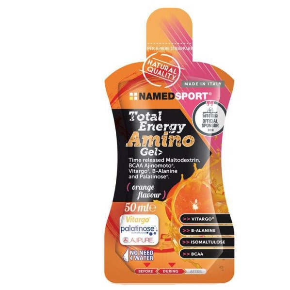 Named Total Energy Amino Gel Gusto Orange 50ml