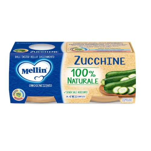 Mellin Omogeneizzato Di Zucchine 2 x 80 g