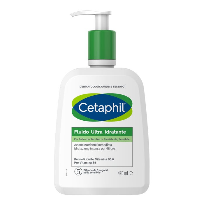 Cetaphil Fluido Ultra Idratante Pelle Secca 470 ml