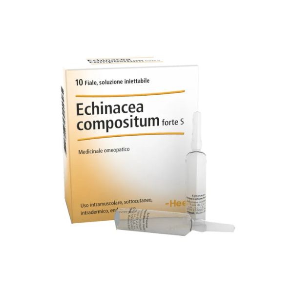 Heel Echinacea Compositum S Forte eegrave; un rimedio omeopatico generalmente consigliato per stimolare e favorire le normali funzioni del sistema immunitario.