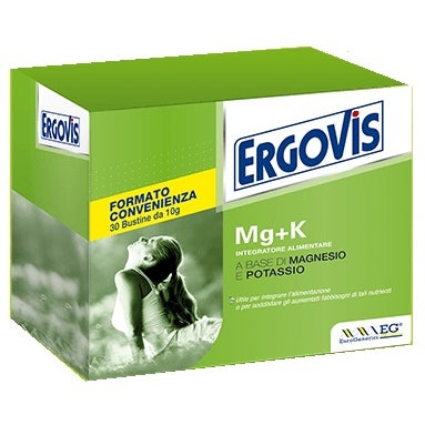 Ergovis Mg K Integratore di Magnesio e Potassio 30 Bustine