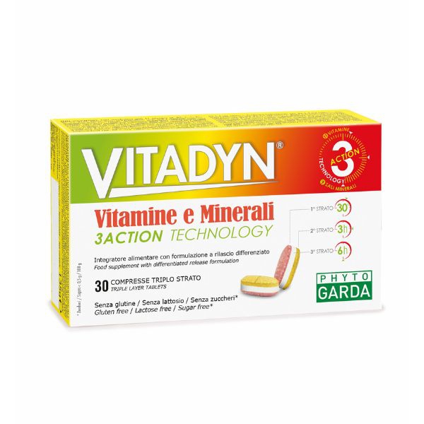 Named Vitadyn Vitamine e Minerali Integratore Alimentare 30 Compresse