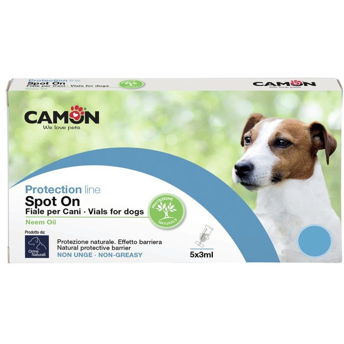 Camon Protection Fiale Antiparassitarie Spot On Cani Olio Di Neem 0 10Kg 5X3ml