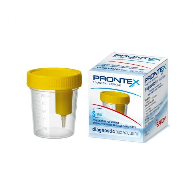 Prontex Diagnostic Box Vacuum System Contenitore Urina Sterile 1 Pezzo