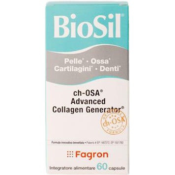 Fagron Biosil Integratore di Collagene per la Pelle e le Ossa 60 Capsule