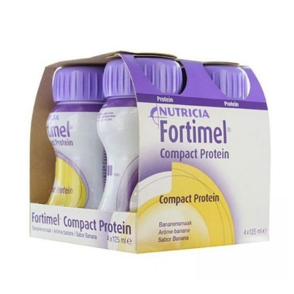 Fortimel Compact Protein Integratore Proteico Alla Banana 4x125 ml