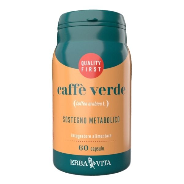 Erba Vita Caff Verde Integratore per il Sostegno Metabolico 60 Capsule