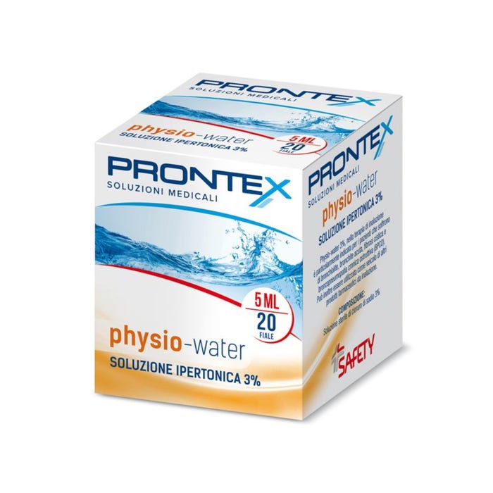 Prontex Physio Water Soluzione Ipertonica 3% 20 Fiale Da 5ml
