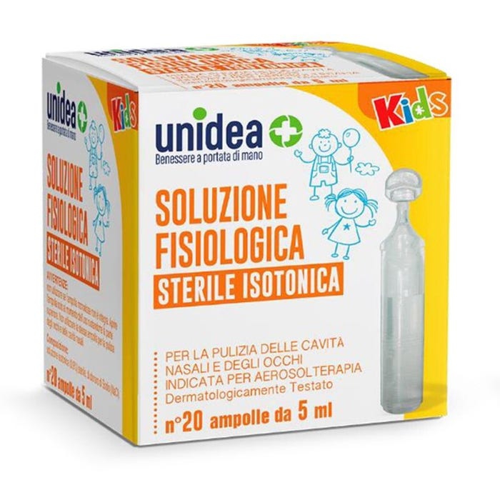 Unidea Soluzione Fisiologica Sterile Isotonica 20 Ampolle Da 5ml