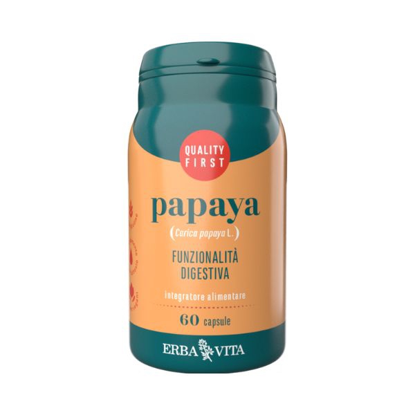 Erba Vita Papaya Integratore Alimentare per la Digestione 60 Capsule
