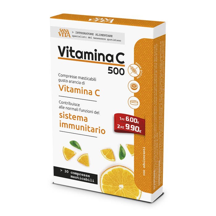 Sanavita Vitamina C  30 Compresse Masticabili
