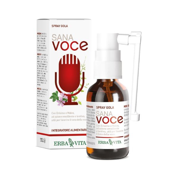 Erba Vita Sana Voce Spray Gola Integratore Mucosa Orofaringea 30 ml
