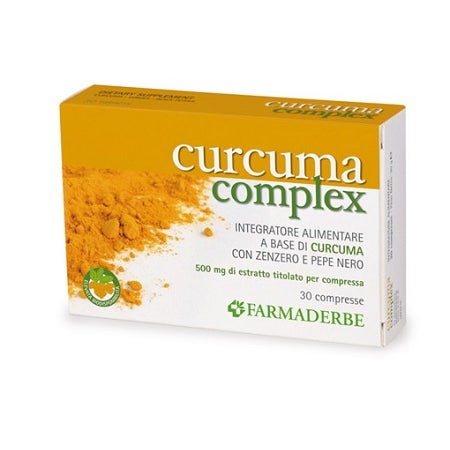 Farmaderbe Curcuma integrazione Per La Funzione Digestiva 30 Compresse