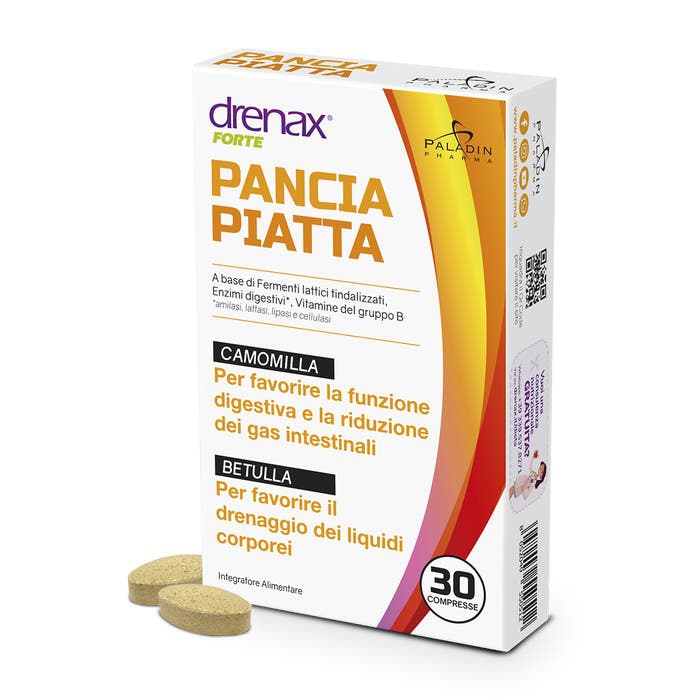 Drenax Forte Pancia Piatta Integratore Digestivo 30 Compresse