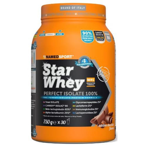 Named Sport Star Whey Isolate Sublime Chocolate Integratore Proteico 750 g