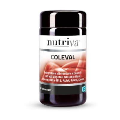 Nutriva Coleval Integratore Controllo Colesterolo e Trigliceridi  60 Compresse