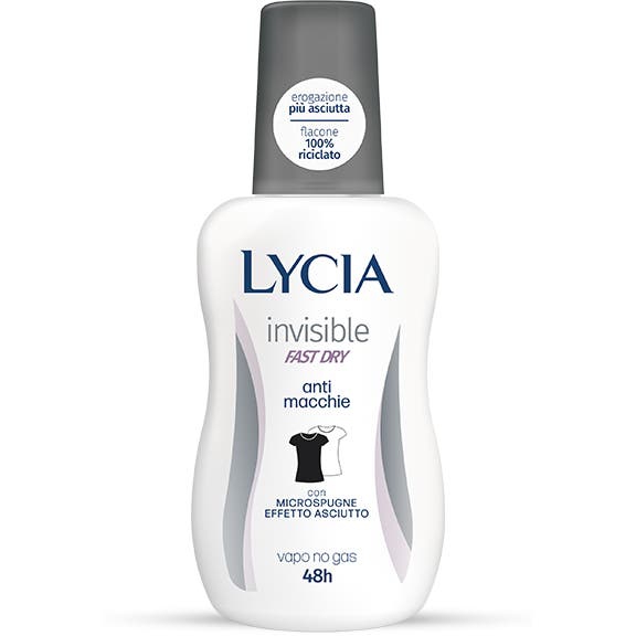 Lycia Invisible Fast Dry Deodorante Vapo 75 ml