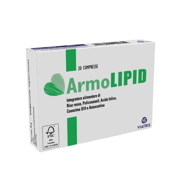 Armolipid Integratore Alimentare Per il Colesterolo 20 Compresse
