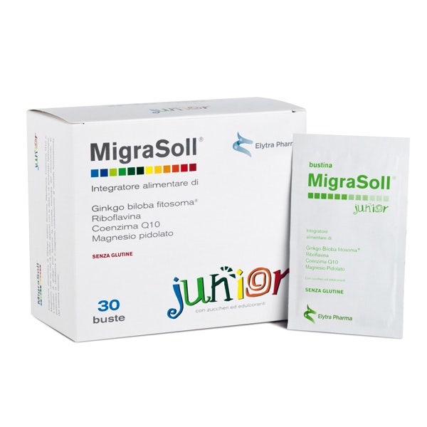 Migrasoll Junior Integratore Funzioni Cognitive 30 Bustine 5 5 g