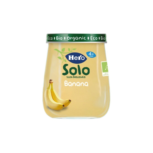 Hero Solo Omogeneizzato Banana 100% Bio 120 g