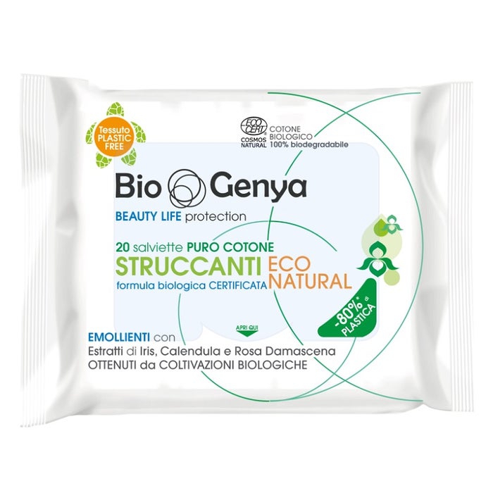 Biogenya 20 Salviette Struccanti Eco Natural
