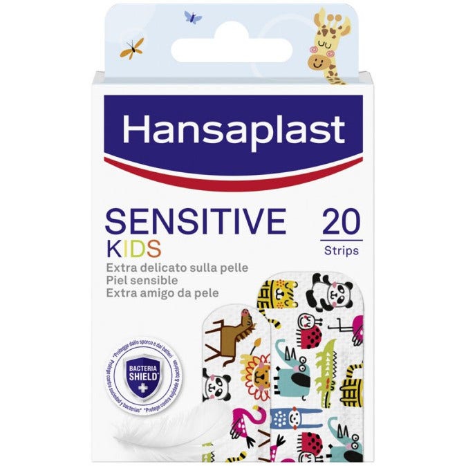 Hansaplast Kids Sensitive Animals Cerotti Bambino 20 Pezzi Assortiti
