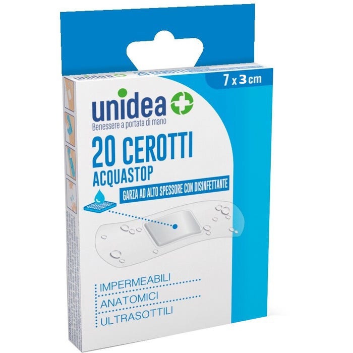 Unidea Cerotti AcquaStop Misura Grande 7x2cm 20 Pezzi