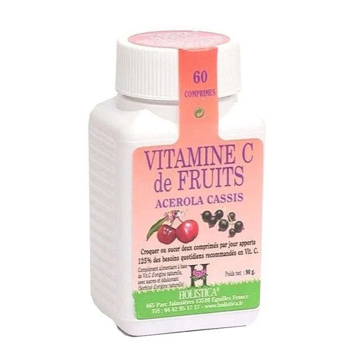 Holistica Vitamine C De Fruits 60 Compresse