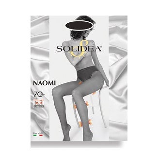 Solidea Naomi 70 DEN Collant Compressivo Modellante Colore Nero Taglia 4XL
