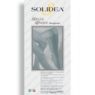 Solidea Relax Unisex Class 1 Gambaletto Compessivo Punta Apera Colore Nature Tag