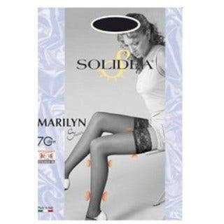 Solidea Marilyn Sheer 70 DEN Calza Autoreggente Compressiva Colore Sabbia Taglia
