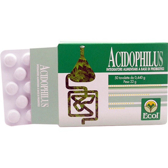 Ecol Acidophilus 50 Tavolette 0.44g