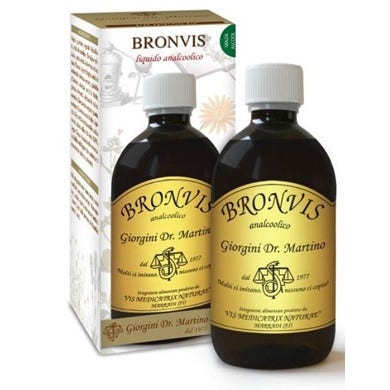 Dr. Giorgini Bronvis Liquido Analcolico Integratore Vie Respiratorie 500 ml