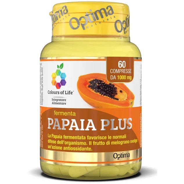 Optima Colours of Life Papaya Plus Integratore Antiossidante 60 Compresse