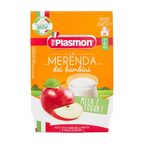 Plasmon Merenda Mela Yogurt 6m+ 2x120g