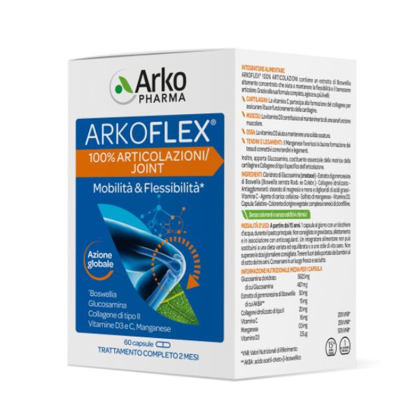 Arkoflex 100% Integratore Per Le Articolazioni 60 Capsule