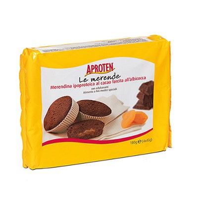 Aproten Merendina Ipoproteica Al Cacao e Albicocca 4x45 g