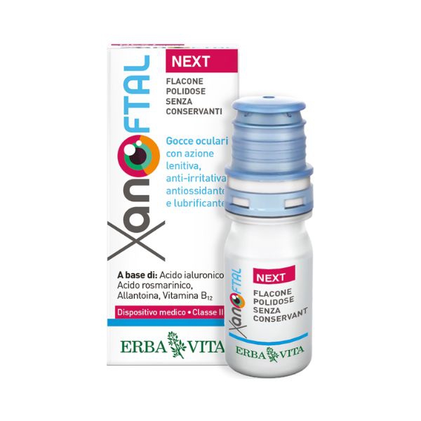 Erba Vita Xanoftal Next Gocce Oculari Anti-arrossamento 10 ml