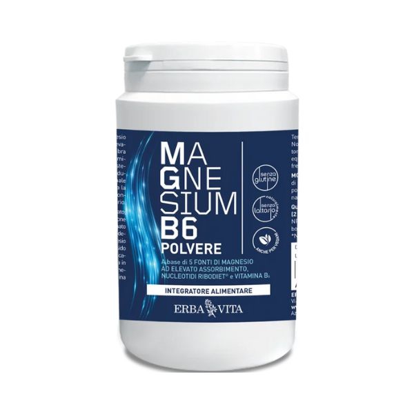 Erba Vita Magnesium B6 Integratore Alimentare Polvere 200 g