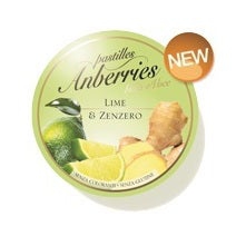 Anberries Gola e Voce Pastiglie Lime & Zenzero 55 g