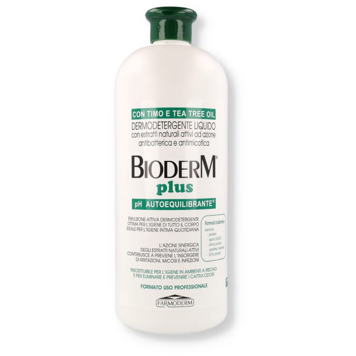 Bioderm Plus Dermodetergente Liquido Antibatterico 1000ml