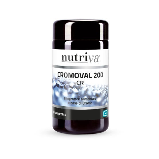Nutriva Cromoval 200 Integratore Metabolismo dei Lipidi 60 Compresse