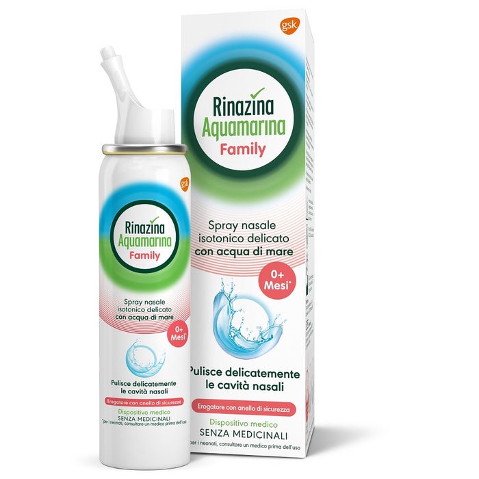Rinazina Aquamarina Family Soluzione Isotonica Spray 100 ml