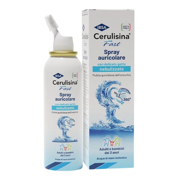 Cerulisina Fast Spray Soluzione Isotonica Auricolare Per Adulti e Bambini 100 ml
