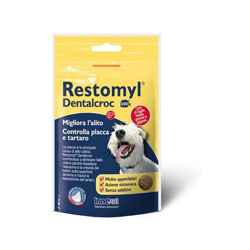 Restomyl Dentalcroc Migliora Alito Cani Taglia Media Grande e Gigante 150 g